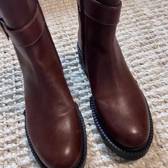Coach Lacey Leather Bootie Sz 7.5B - Picture 7 of 8
